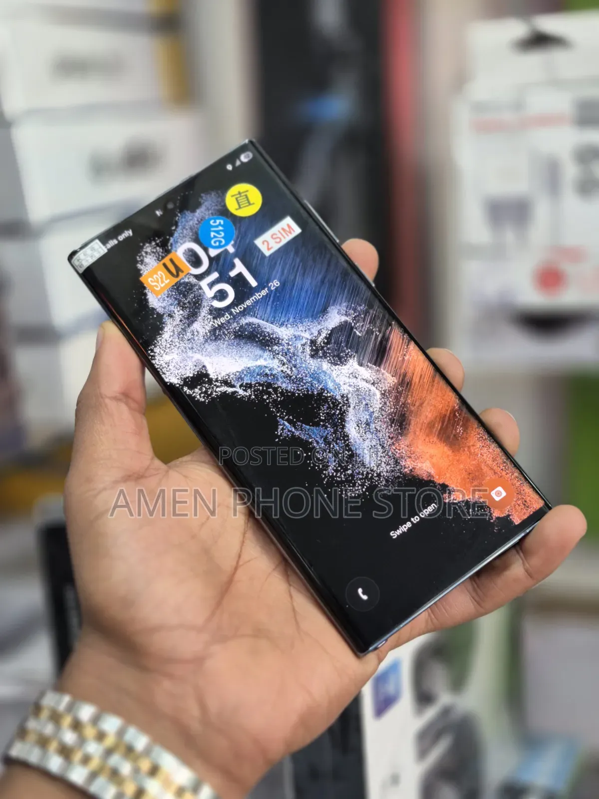 New Samsung Galaxy S22 Ultra 512 GB Blue