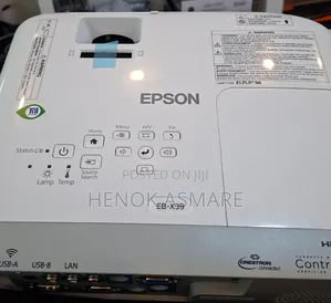 Brand New Epson Projector 
Has Remote and Bag 
Model Name: Eb-X39