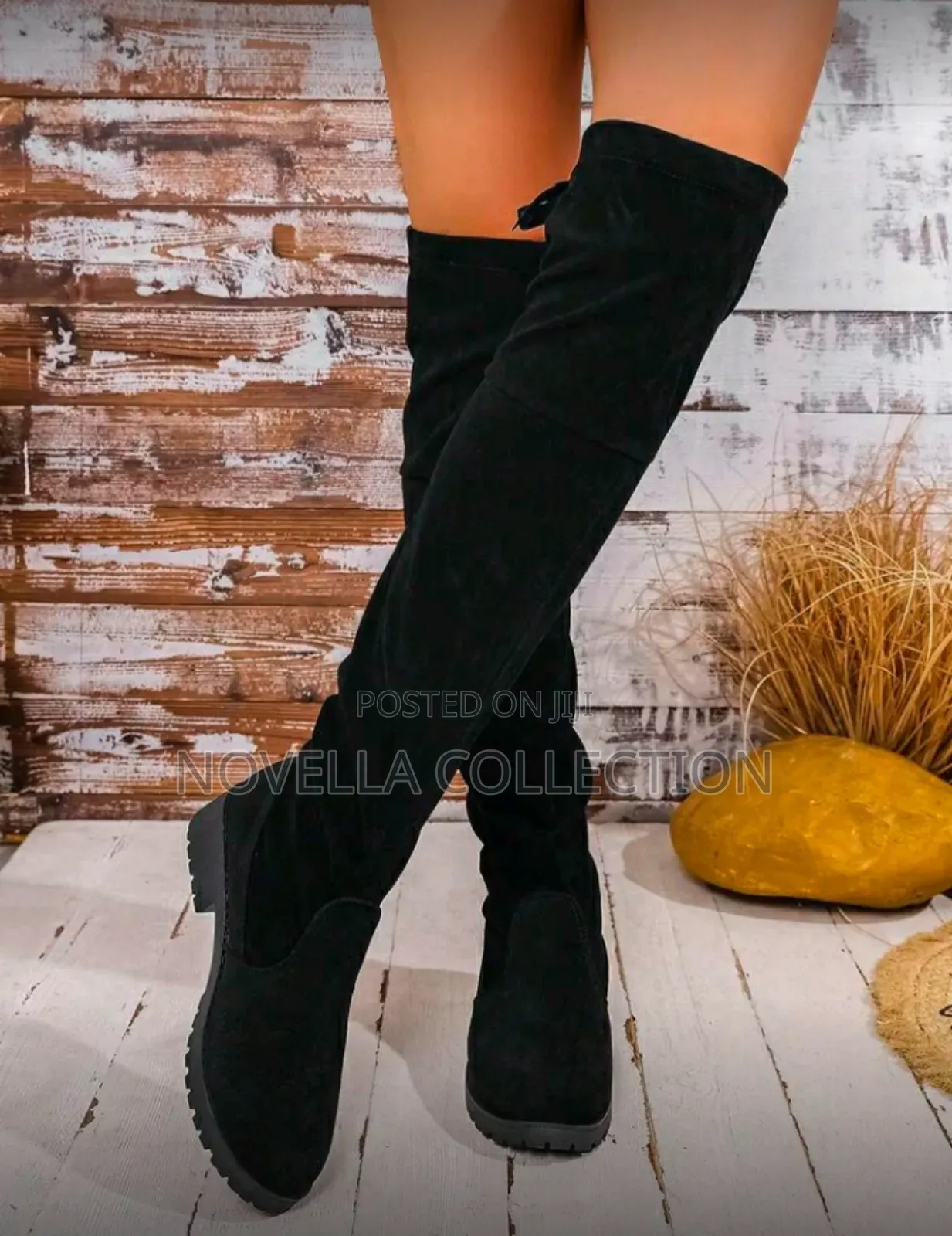 Women's Elegant Over the Knee, Thigh High Thick Heel, Lace-Up Boots