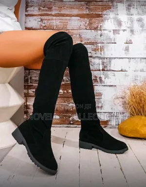 Women's Elegant Over the Knee, Thigh High Thick Heel, Lace-Up Boots