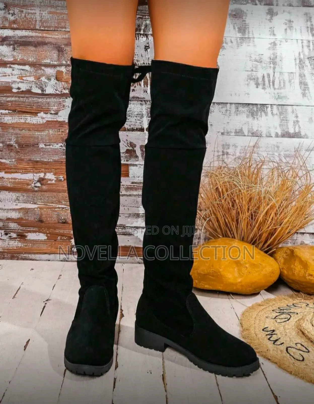 Women's Elegant Over the Knee, Thigh High T, Lace-Up Boots
