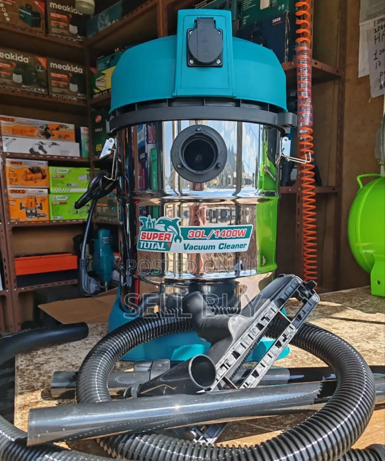 Total 30l Dry Wet Vacuum Cleaner