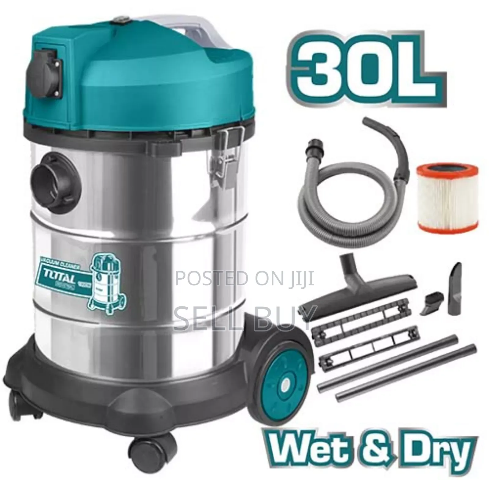 Total 30l Dry Wet Vacuum Cleaner