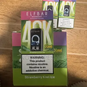 Photo - Elfbar 40000 Puff Strawberry Kiwi Ice Vape Hookh