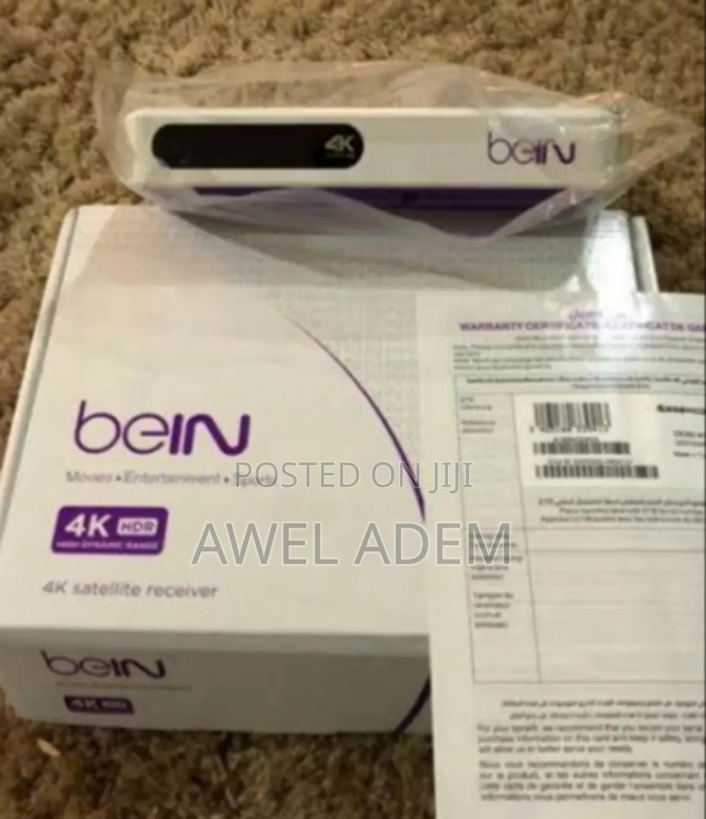 Bein Sport Receiver and 1year Ultimate Package Offer