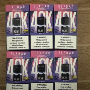 Photo - Elfbar 40000 Puff Grape Ice Vape