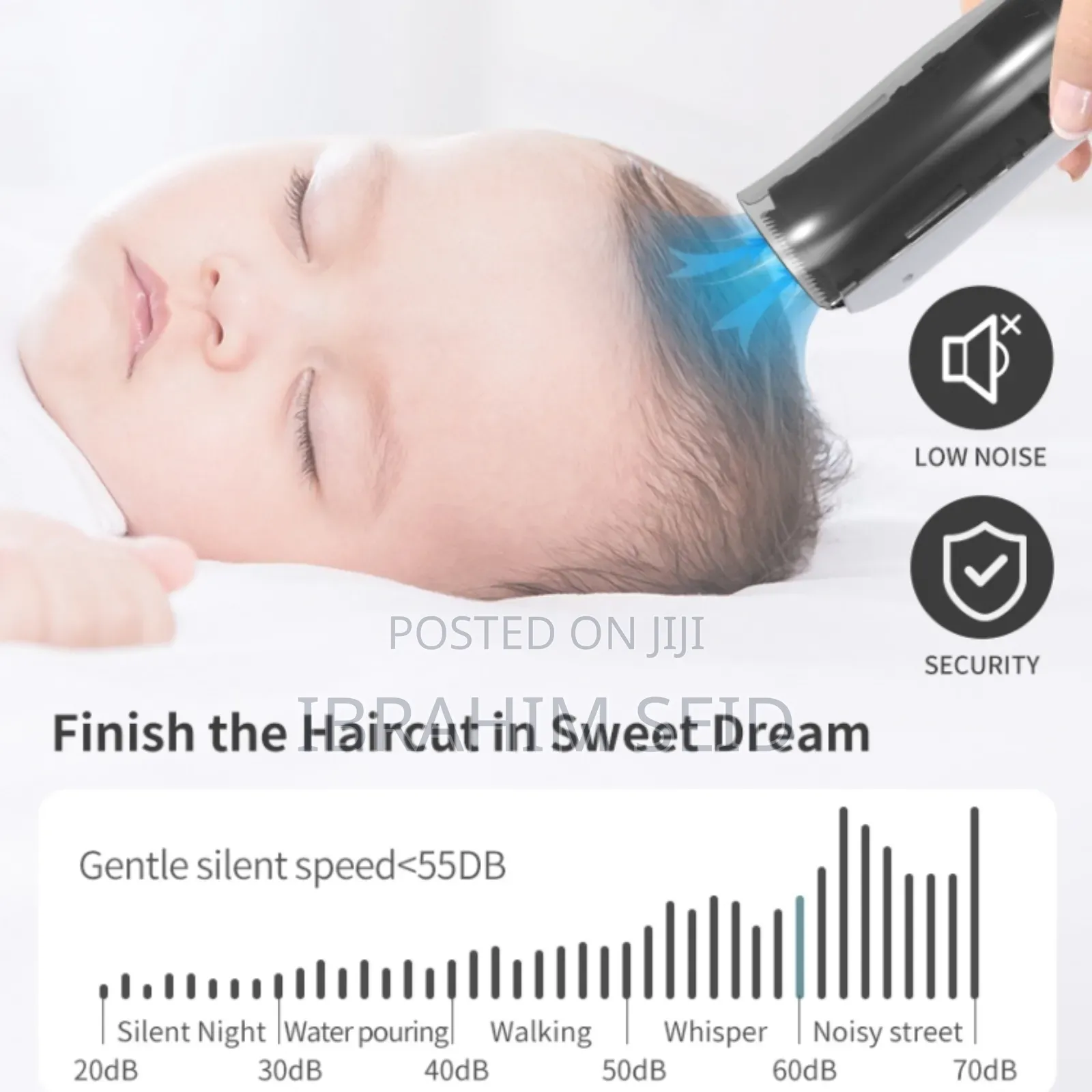 Kids Electric Hair Clipper Waterproof