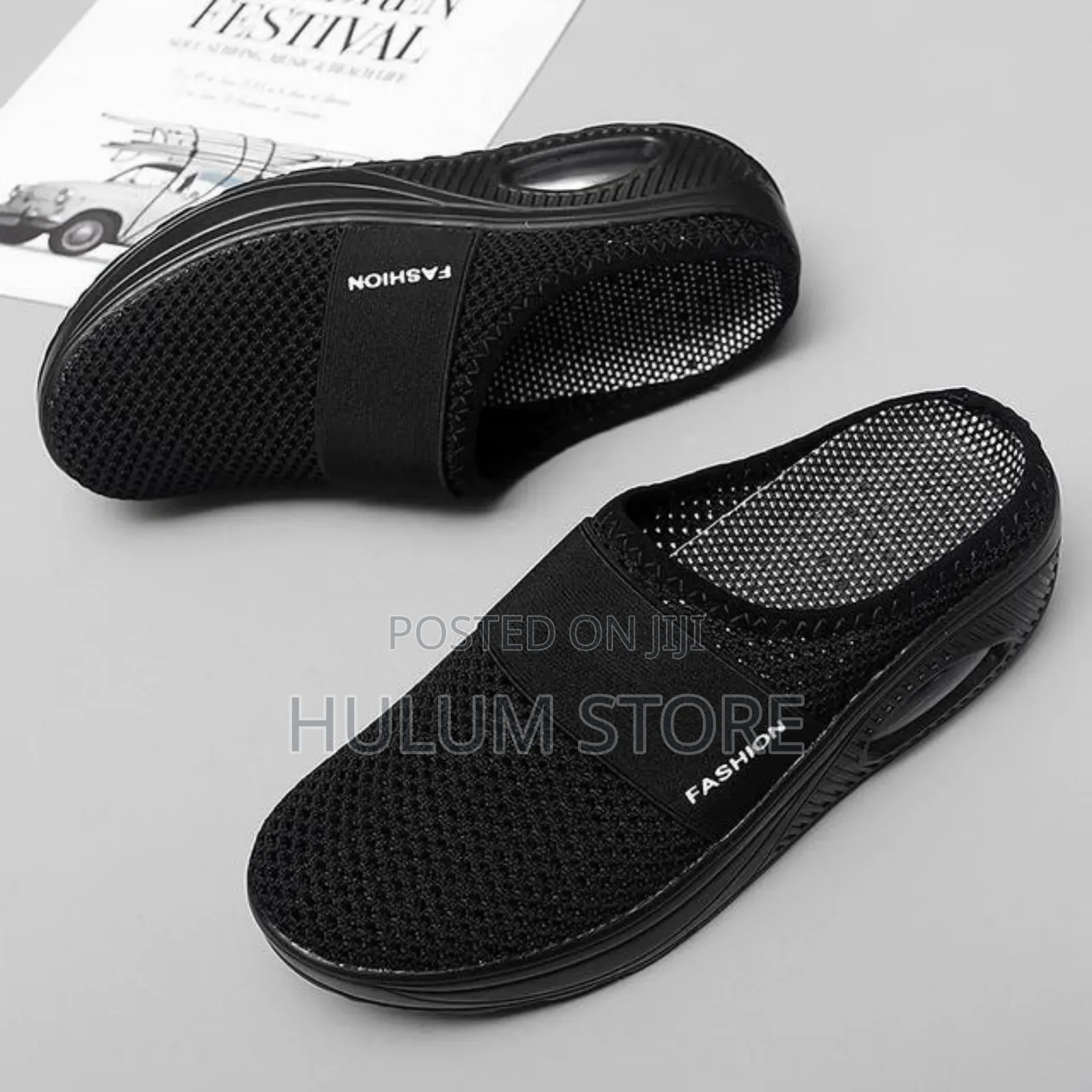 Air Cushion Slip-on Walking Shoes