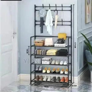 New Simple Floor Shoes Clothes Rack
