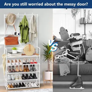 New Simple Floor Shoes Clothes Rack