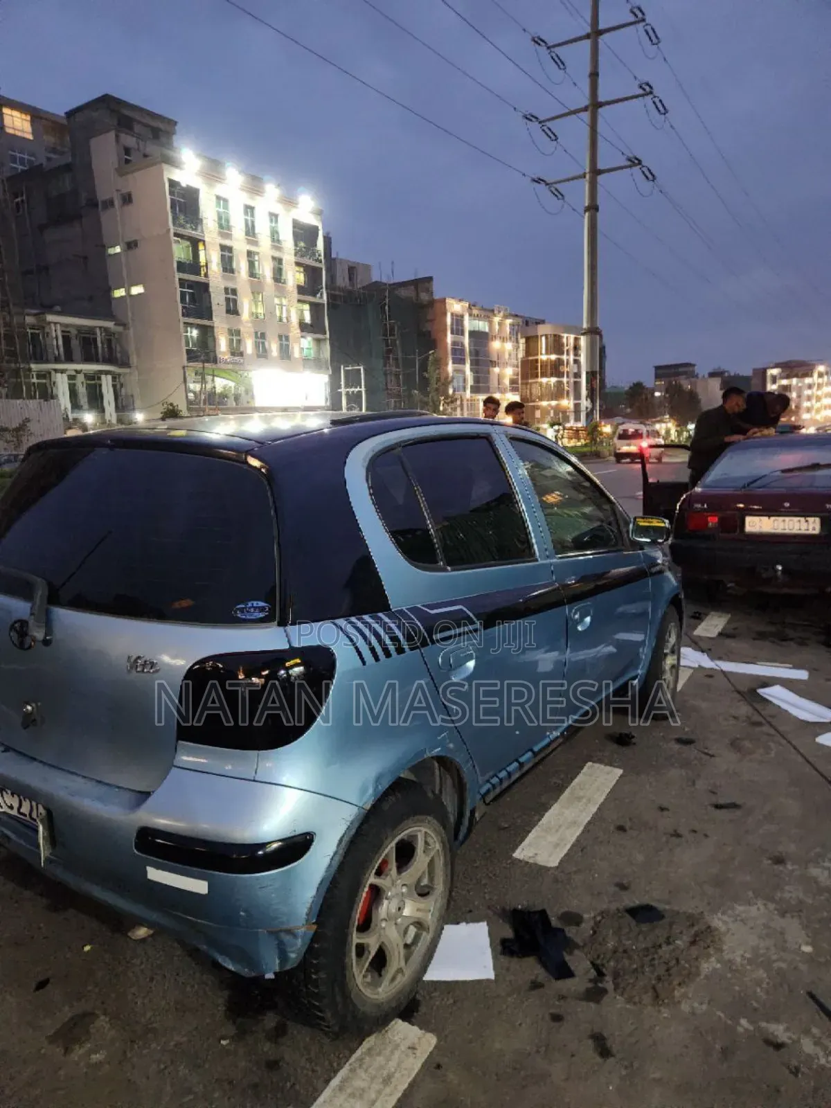 Toyota Vitz 1.0 FWD 3dr 2002 Blue