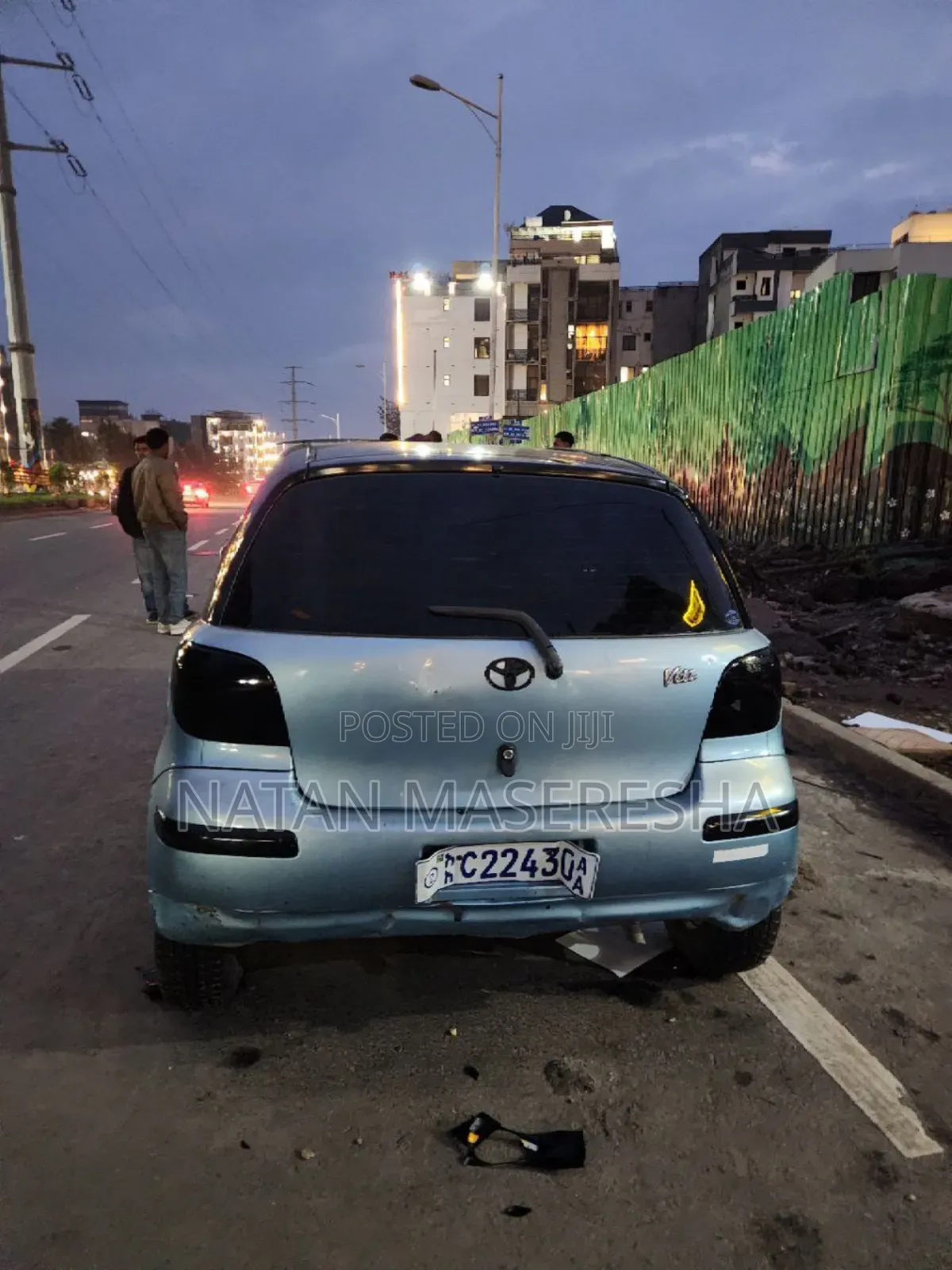 Toyota Vitz 1.0 FWD 3dr 2002 Blue
