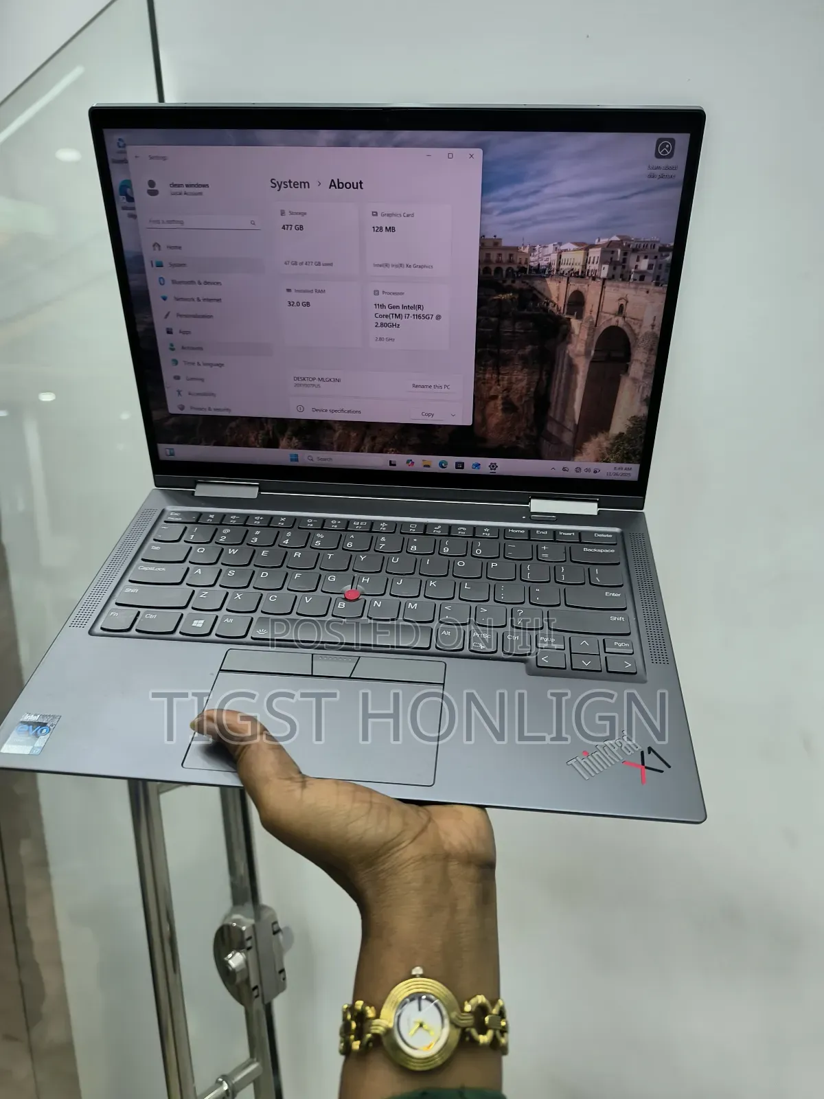 New Laptop Lenovo Thinkpad X1 Yoga 32GB Intel Core I7 SSD 512GB