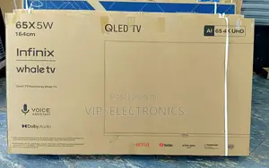 Photo - Infinix 65 Inch Tv Smart Qled Whale Tv Frameless Tv