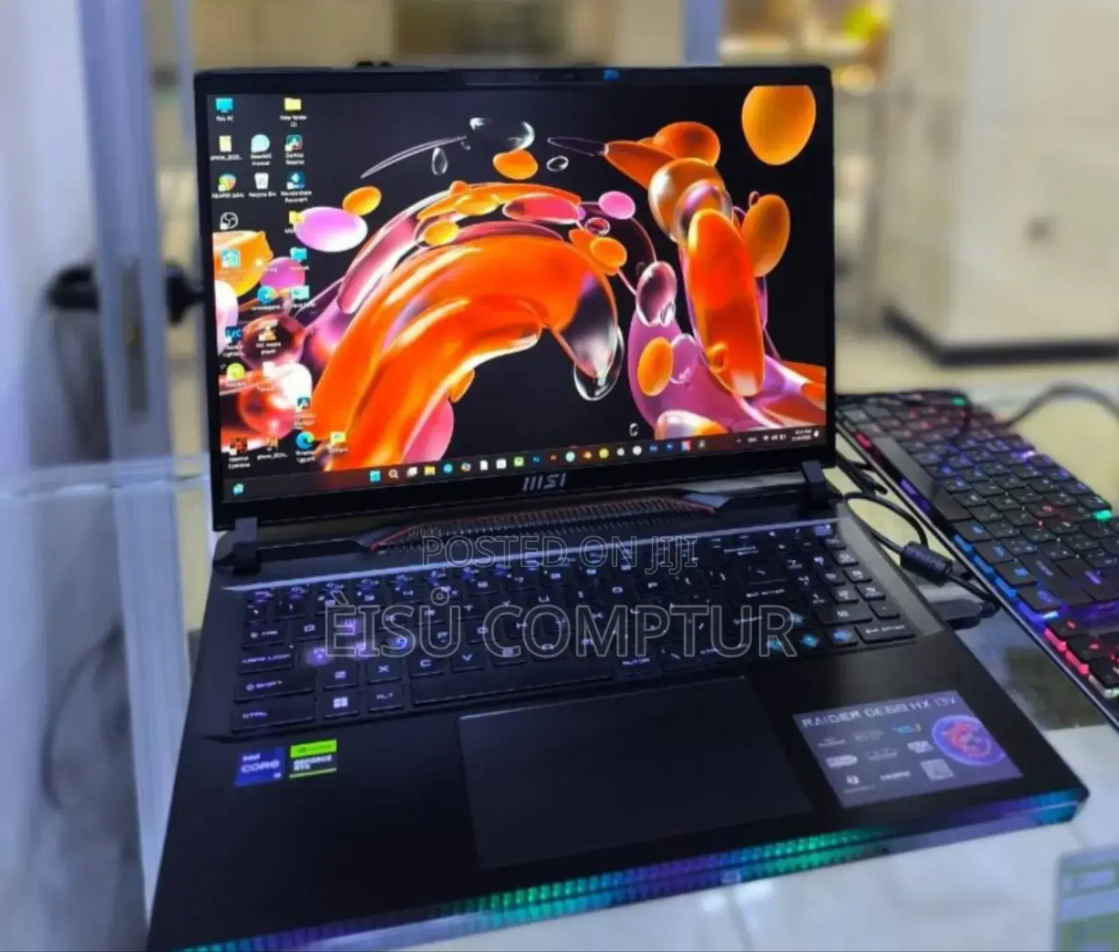 New Laptop MSI Raider GE68HX 13vi-202us 32GB Intel Core I9 SSD 1T