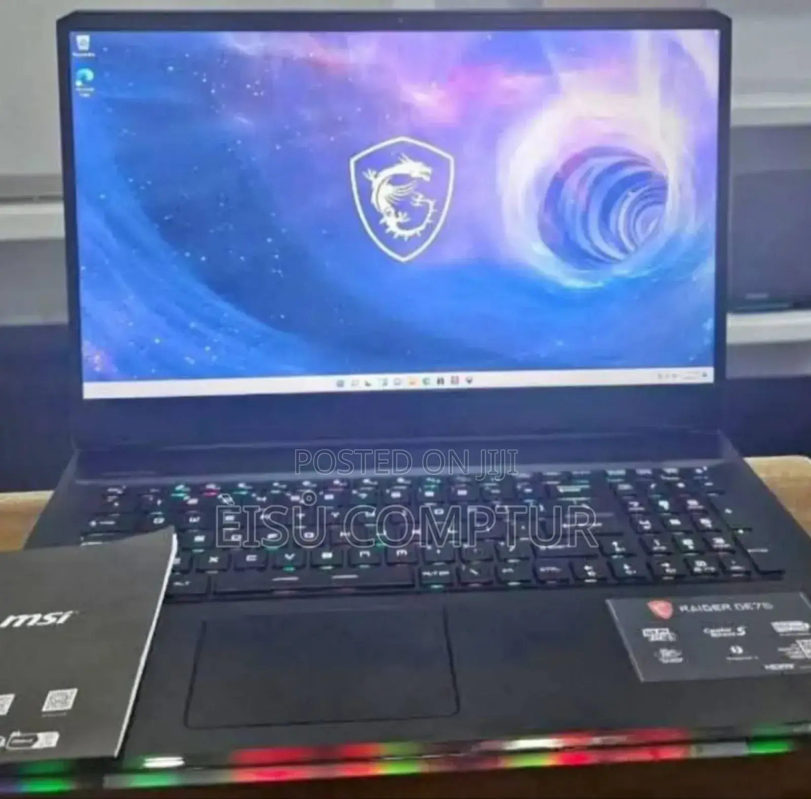 New Laptop MSI Raider GE68HX 13vi-202us 32GB Intel Core I9 SSD 2T