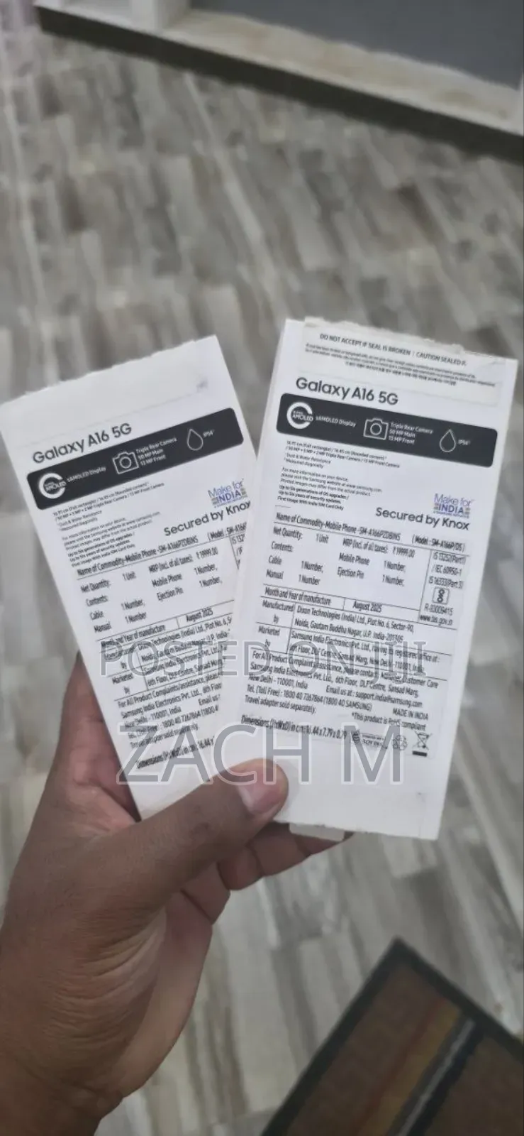 New Samsung Galaxy A16 5G 128 GB Gold