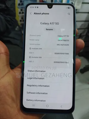 New Samsung Galaxy A17 5G 256 GB Silver