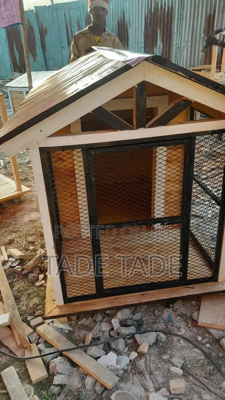 የእንጨት የውሻ ቤቶች