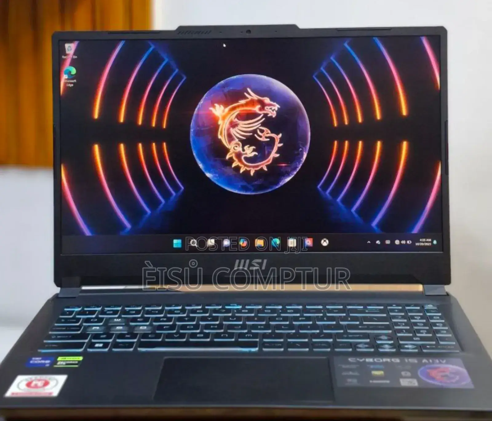 New Laptop MSI Cyborg 15 16GB Intel Core I7 SSD 512GB