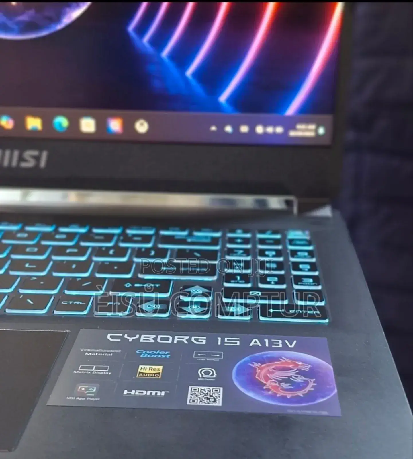 New Laptop MSI Cyborg 15 16GB Intel Core I7 SSD 512GB