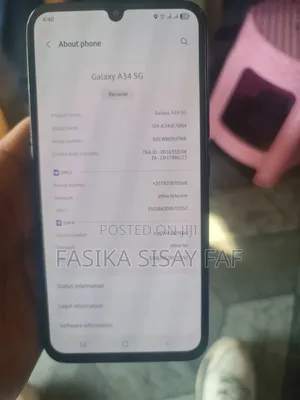 Samsung Galaxy A34 5G 128 GB Gray