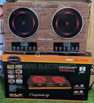 Photo -  Silver Crest Touch Stove Hotplate– Fast Heating Modern Design! 