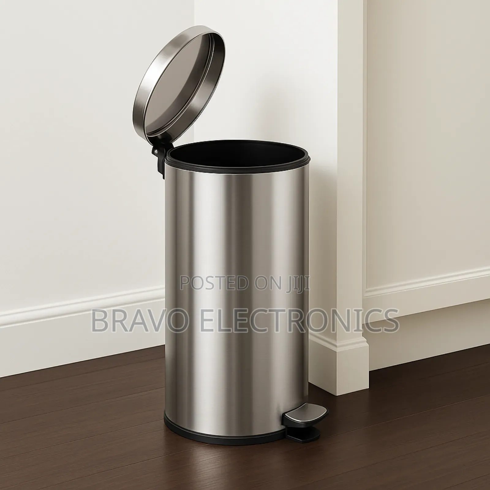 30l Stainless Steel Trash Can – Modern, Durable Fingerprint-Free! 