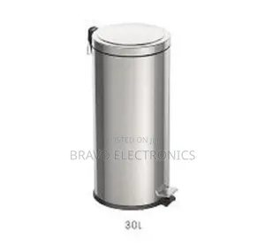 30l Stainless Steel Trash Can – Modern, Durable Fingerprint-Free! 