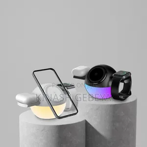 Porodo 3in1 Wireless Charger With Light