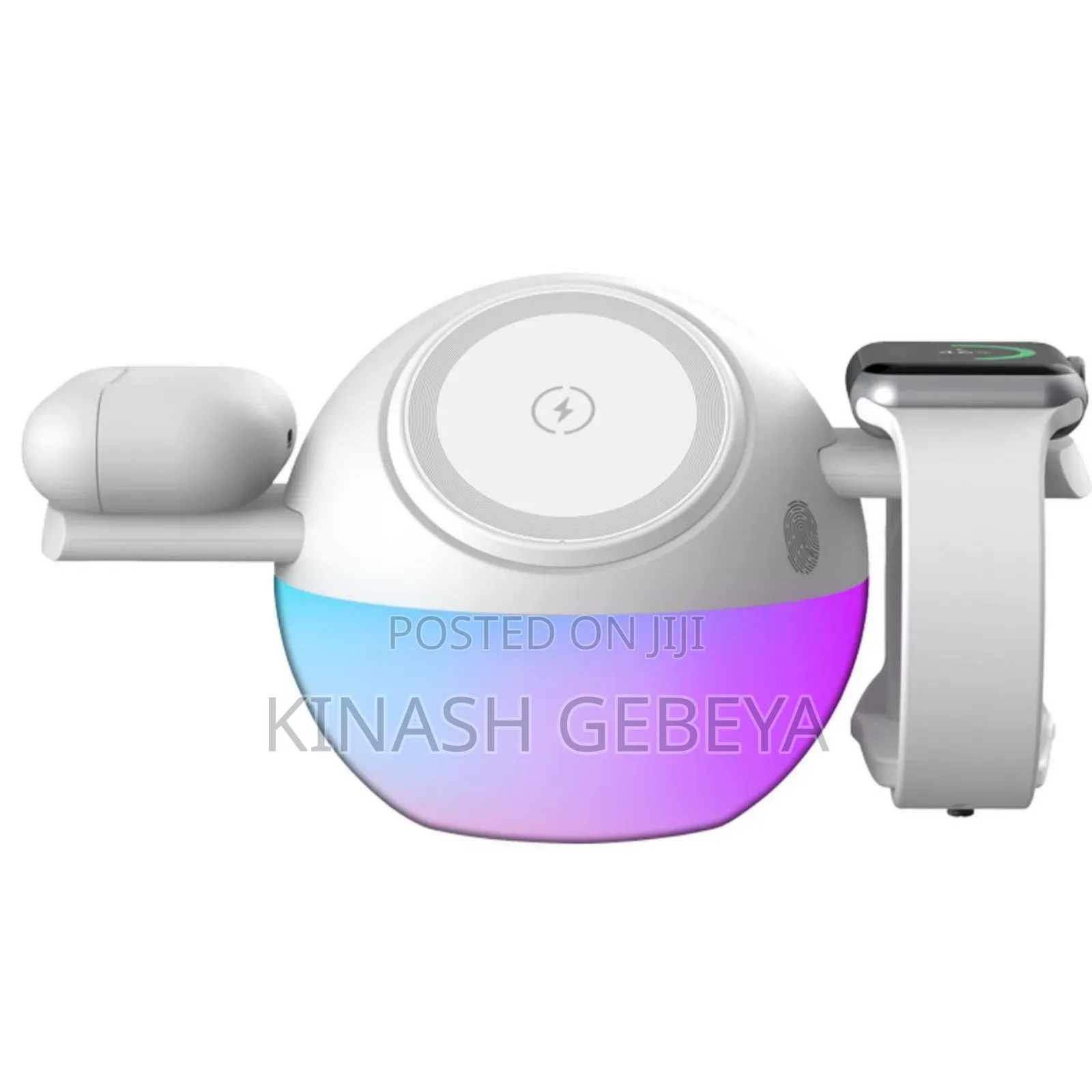 Porodo 3in1 Wireless Charger With Light