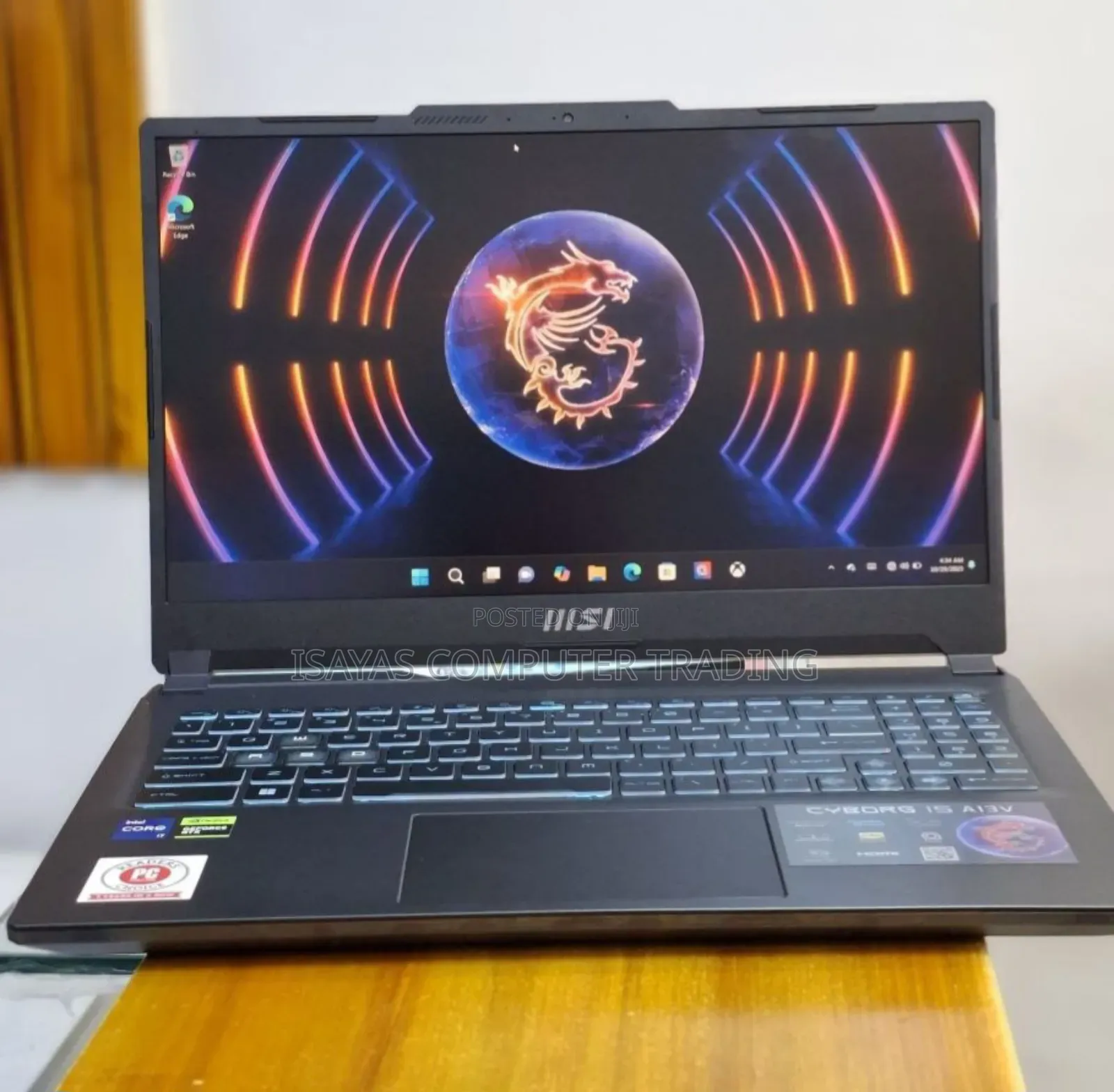 New Laptop MSI Cyborg 15 16GB Intel Core I7 SSD 512GB