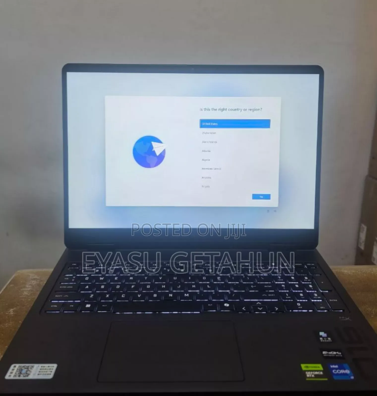 New Laptop HP Omen 16 16GB Intel Core I7 SSD 1T