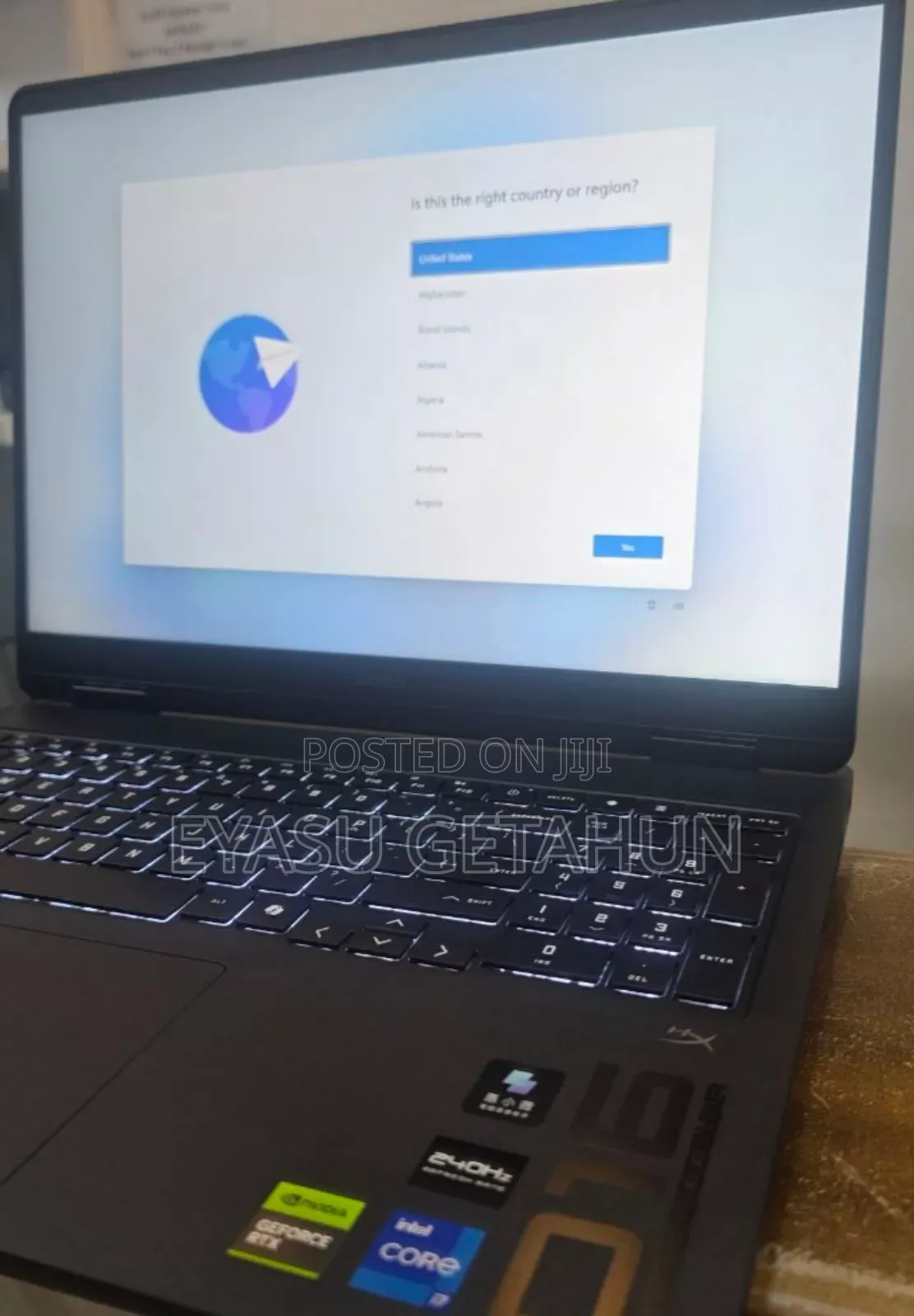 New Laptop HP Omen 16 16GB Intel Core I7 SSD 1T