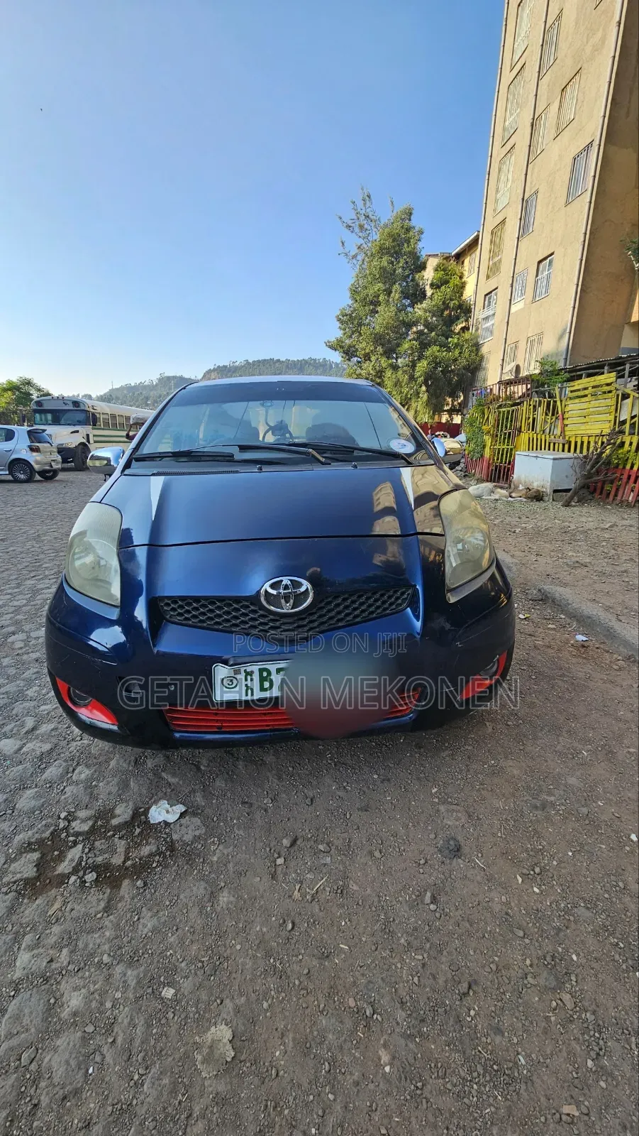 Toyota Yaris 2008 Blue