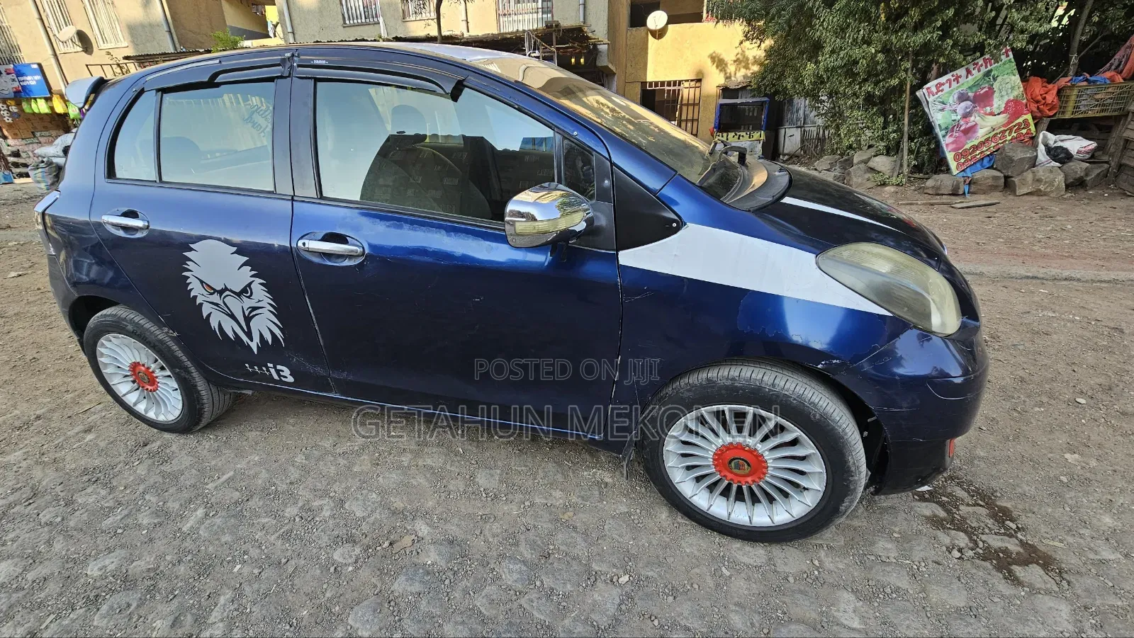 Toyota Yaris 2008 Blue