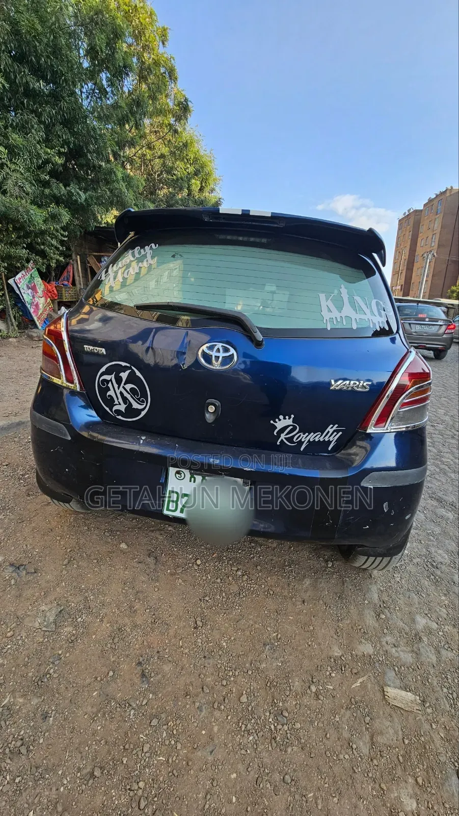 Toyota Yaris 2008 Blue