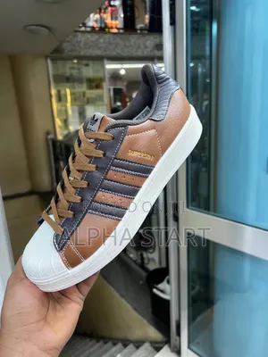 Photo - Adidas Old School High Master Quality Smooth Flat Lather Shoes