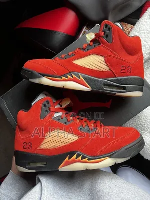 Air Jordan 5 Toro Bravo Ragingbull High Shoes for Men's Master Quality