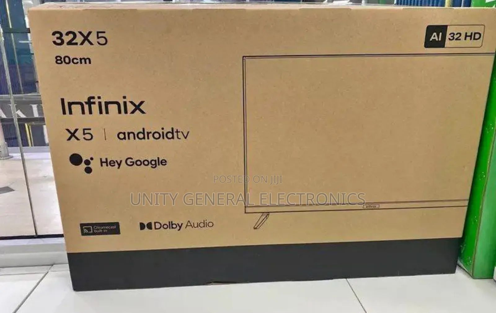 Infinix 32" Uhd Android Tv New Model