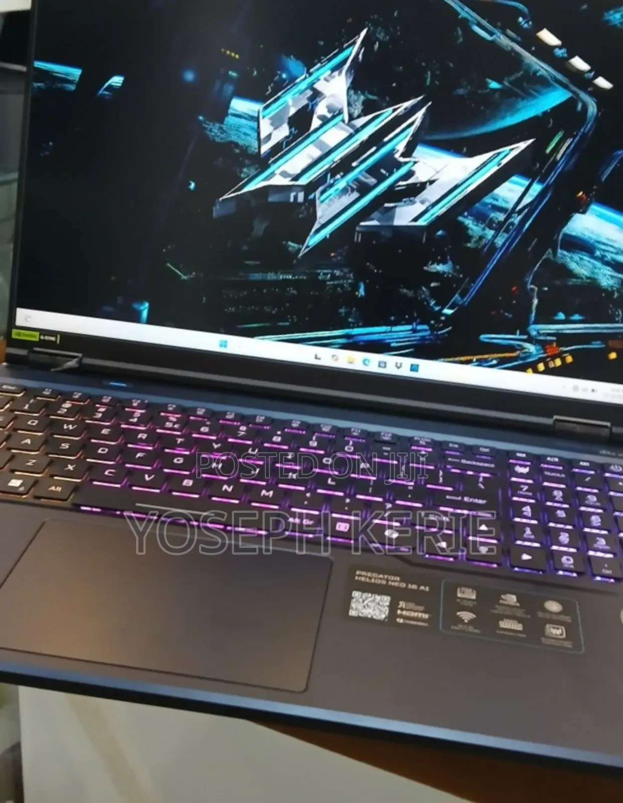 New Laptop Acer Predator Helios Neo 16 32GB Intel Core Ultra 9 SSD 1T