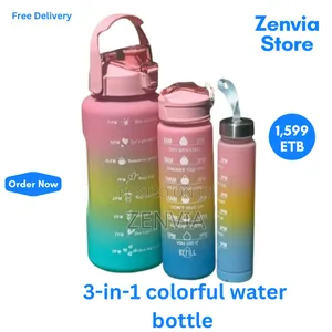 Photo - 3 in 1 Colourf Water Bottle