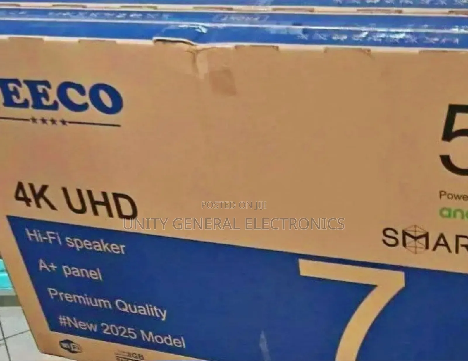 **Weeco 55" Uhd Smart Tv New 2025