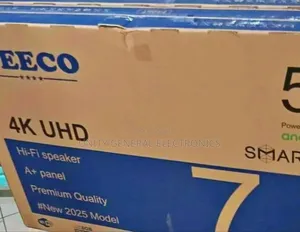 **Weeco 55" Uhd Smart Tv New 2025