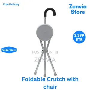 Foldable Crutch With Chair