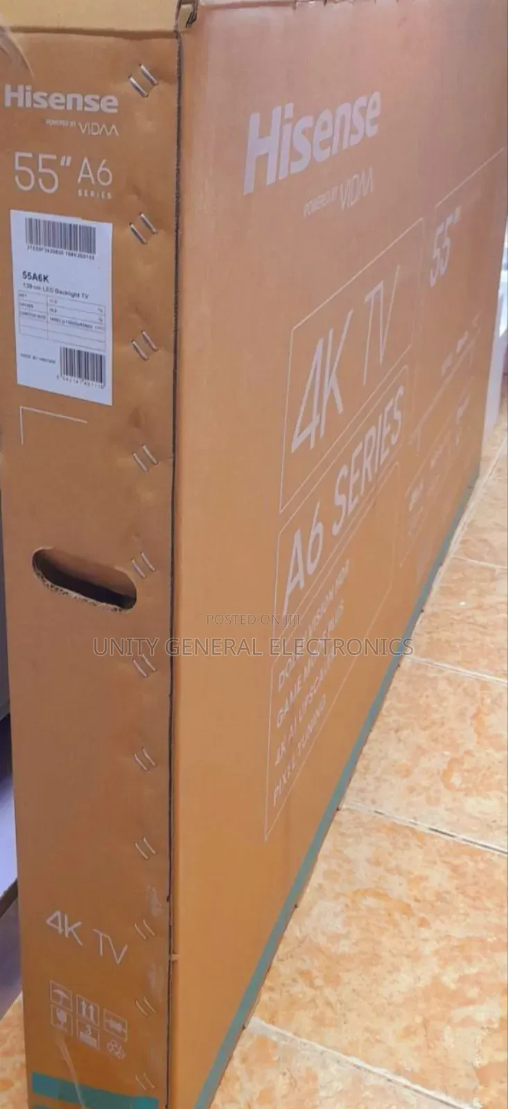 Hisence 55" A6series Uhd Tv Free Delivery