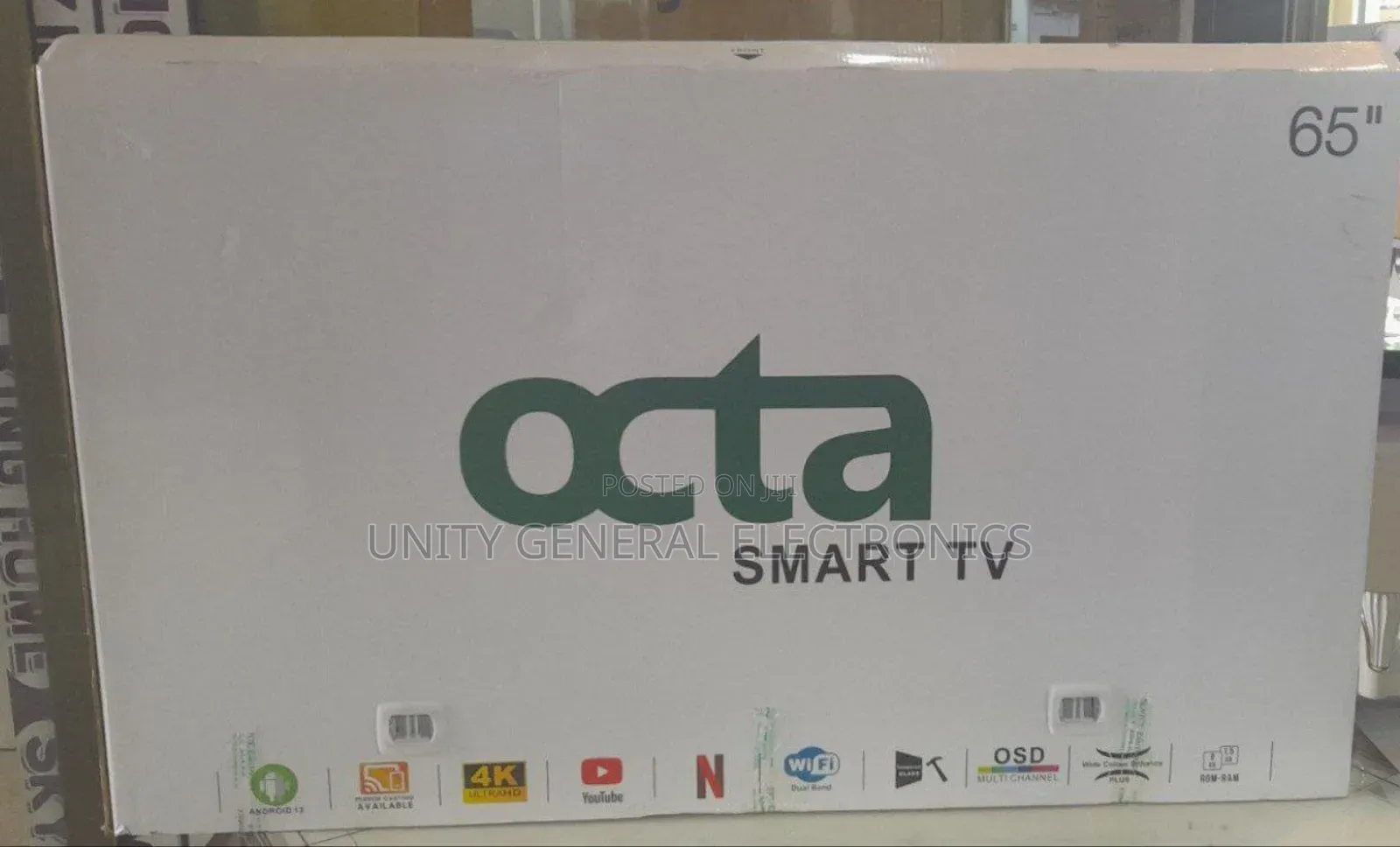 Octa 65" Uhd Smart Tv Free Delivery