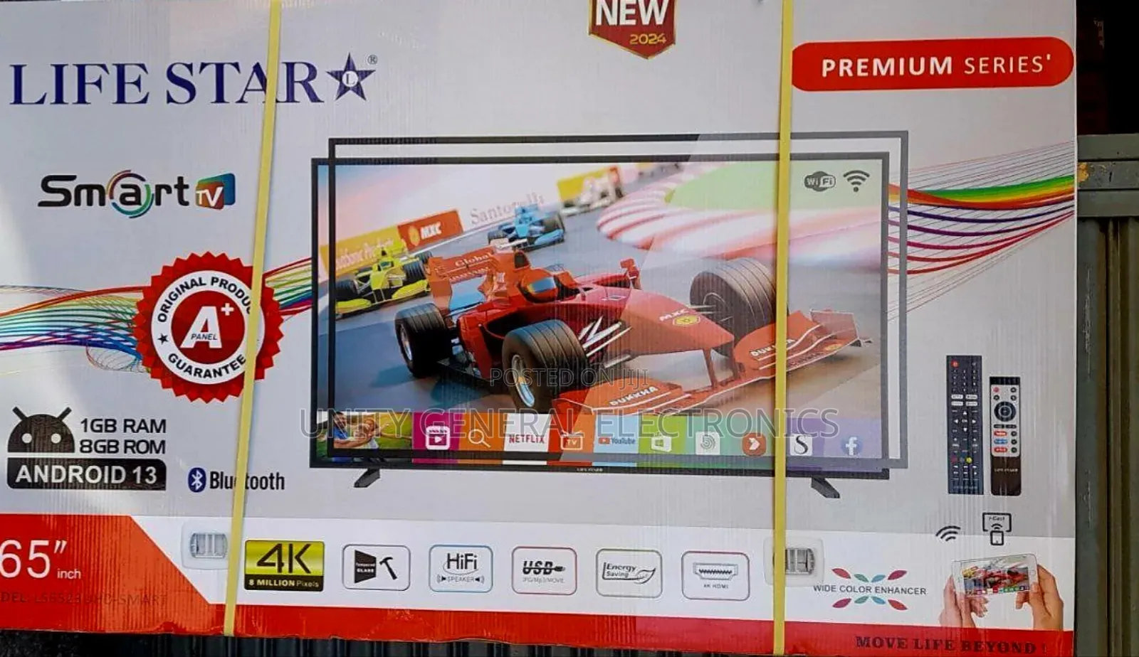 ■Life Star 65" Uhd Smart Tv Free Delivery