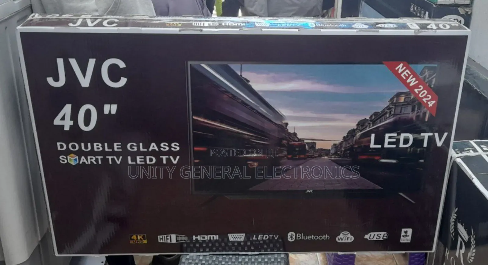 JVC 40" Led Smart Tv Free Delivery