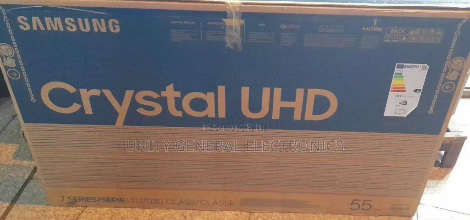 Samsung 55" Crustal Uhd Tv New Model Free Delivery